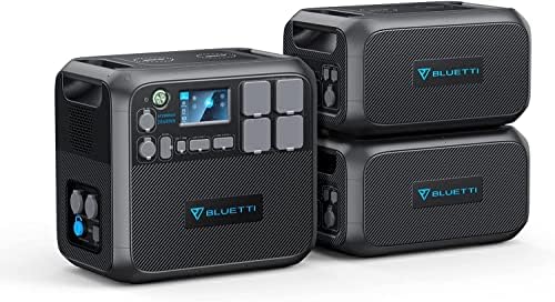 BLUETTI AC200MAX 4096Wh + 2 B230 2200W Générateur Portable LiFePO4 pour Maison & Panne de Courant